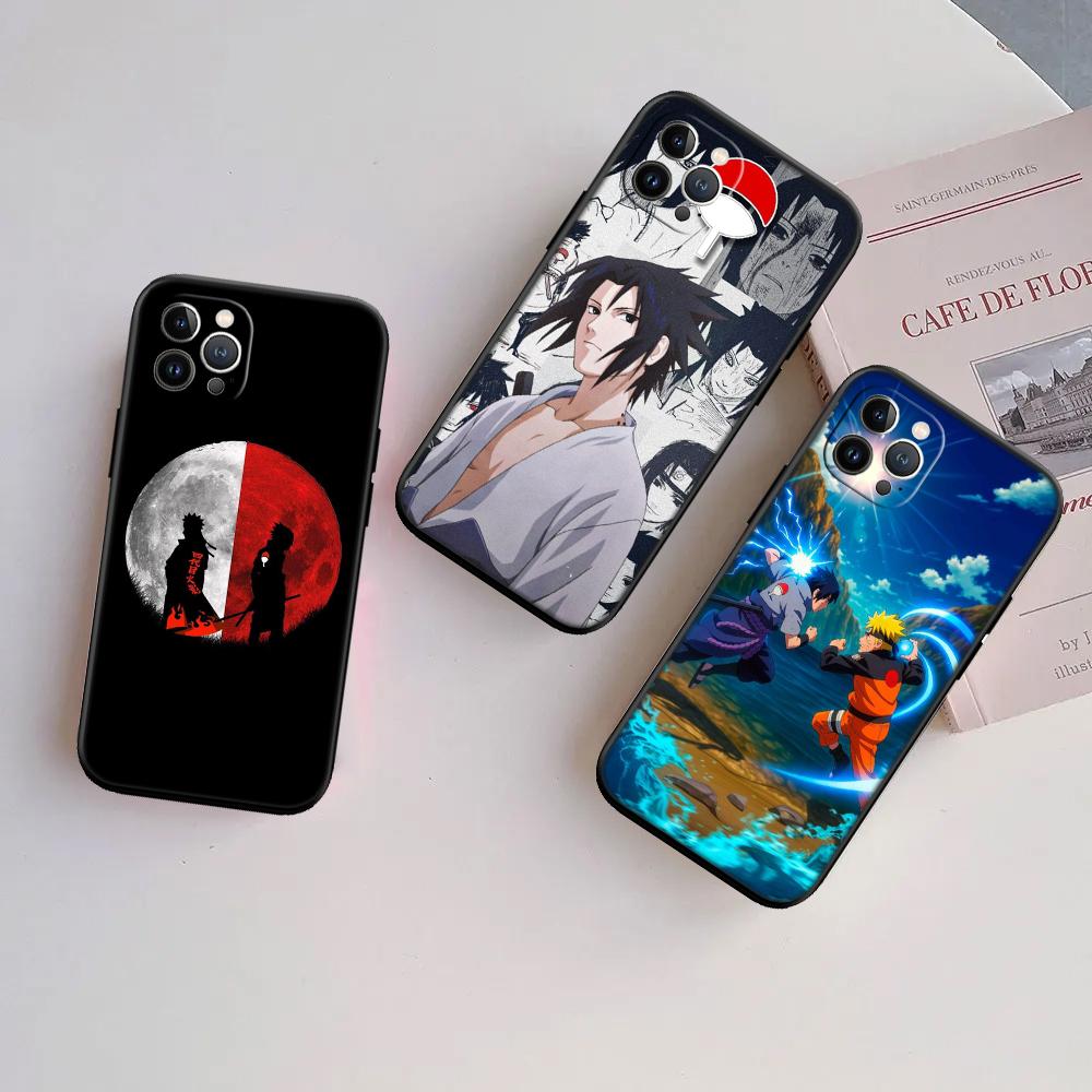 RA28 Naruto Uchiha Sasuke Phone Case for Samsung Galaxy S20 S21 S22 Ultra FE + Plus A21S A22 A24 A25 A26 A30 A30S A31