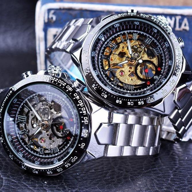 Europeisk og amerikansk herre personlig og moteriktig helståls lysende hul manuell mekanisk klokke