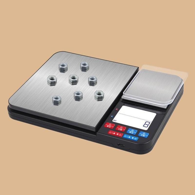 Digital Kitchen Food Scales with Dual Platform weighing Design with Precision Accuracy & Tare Function Stainless Steel