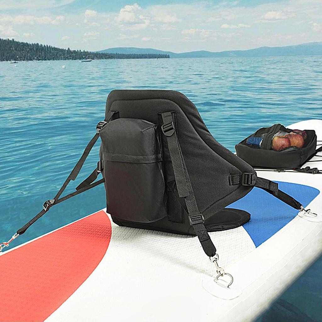 Kayak Seats With Back Support Padded Kayak Seat With Adjustable Backrest Padded Adjustable Replacement Seating With Storage Bag