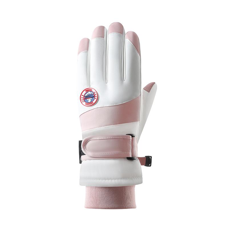 Winter Skiing Gloves for Men and Women Water Resistant  Windproof Warm  Thickened  Anti Slip Touch Screen  Cycling and Driving Gloves