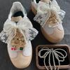 Pearl Bow Chain, Bee & Four-Leaf Clover Shoelace Charms for Kids' Sports Shoes
