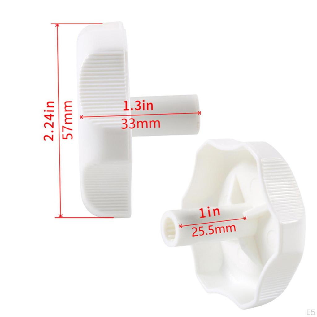 RV Window and Vent Knob Interior Hardware Component,Easy Installation Spare Latch with