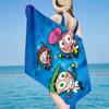 Magische Freundschaft Timmy Abenteuer Strandtuch, Superweiche Mikrofaser, Geschenk für Sie/Ihn, Geburtstag, für Pool, Strand, Reisen, Heimdekoration Fan-Geschenke