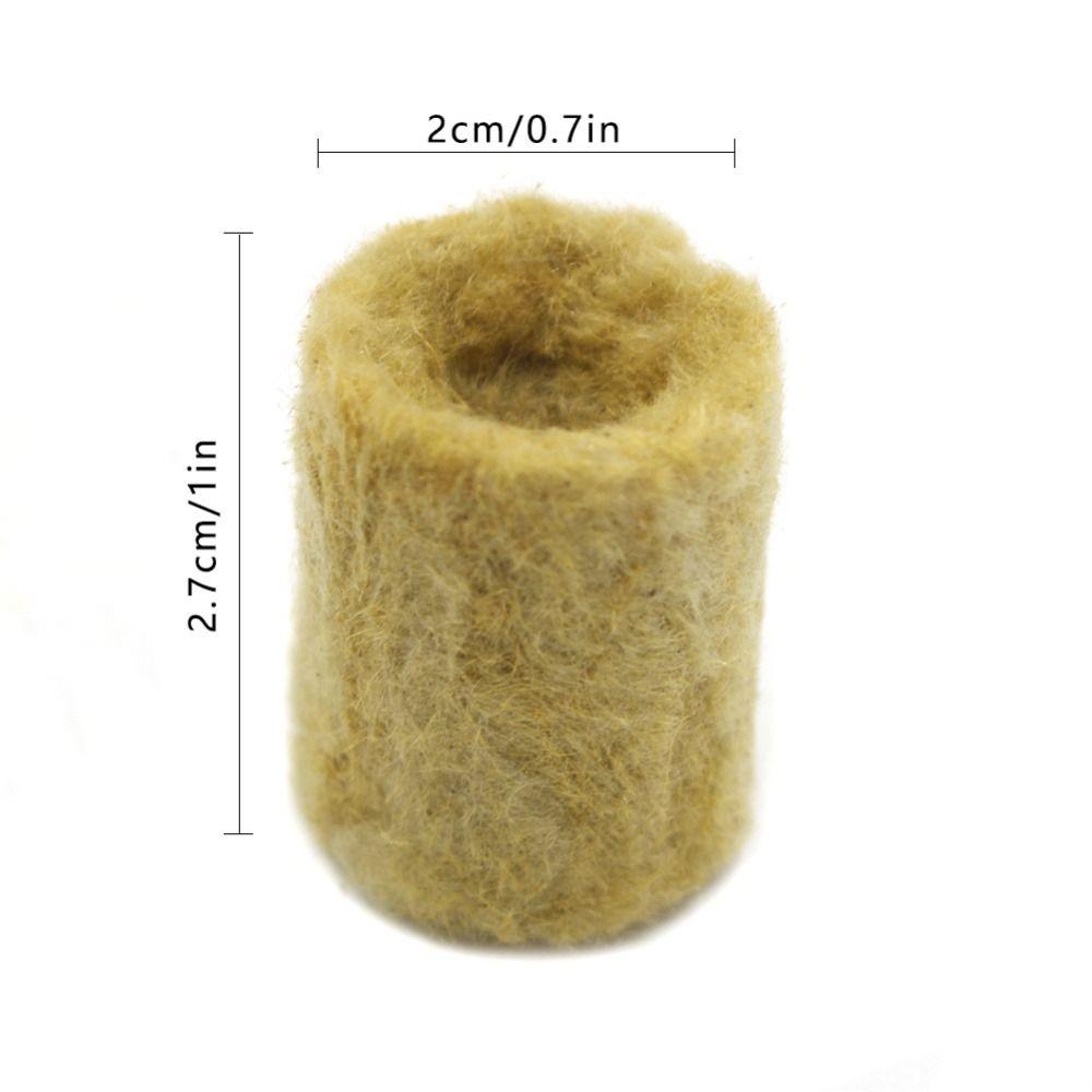 50PCS Hydroponic Substrate Rock Wool Plug Garden Sponge Nursery Block Plant Propagation