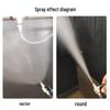 Stainless Steel Low-Pressure Fan-Shaped Air Atomizing Nozzle for Dust Removal and Humidification.