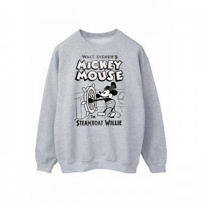 Herren-Sweatshirt Mickey Mouse Steamboat Willie