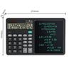 12 Digits 2in1 Calculator With Writing Pad Solar Power Math Calculator Dual Stylus Pen Calculator Lcd Tablet