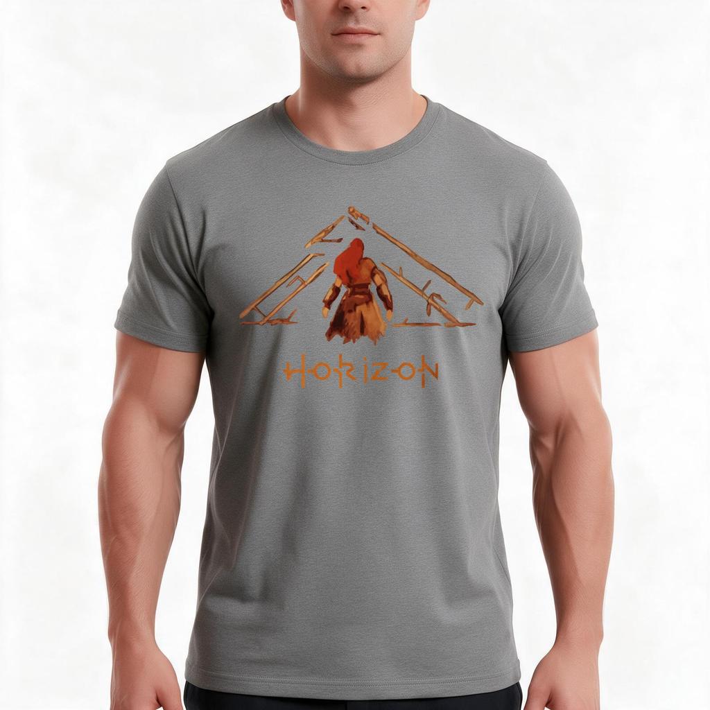 Gift For Unisex Horizon Action Game Dawn Zero Awesome For Movie Fan Tshirt Summer Casual Cotton Tee Oversized Streetwear Tops