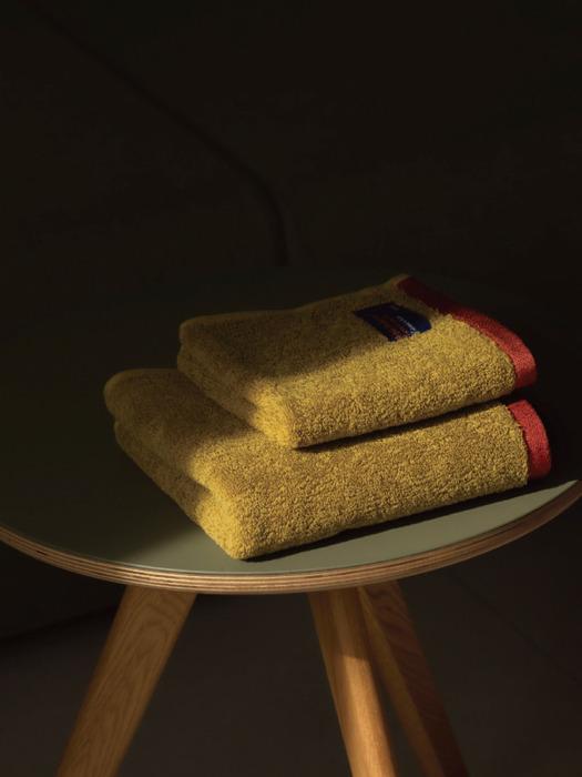 ODNR ODNR World Series Towel 6P Set 08 Bear Pack (Mustard Warm Beige Khaki)