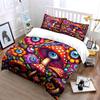 Psychedelic Mushroom Floral Artwork Trio Exquisite three-piece bedding set gift for kids and adults
