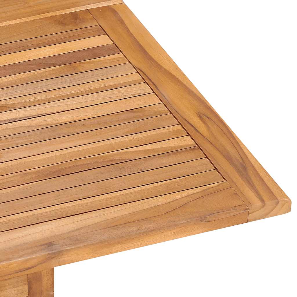 Vidaxl 5-Cz. Folding Garden Furniture Set, Solid Teak Wood