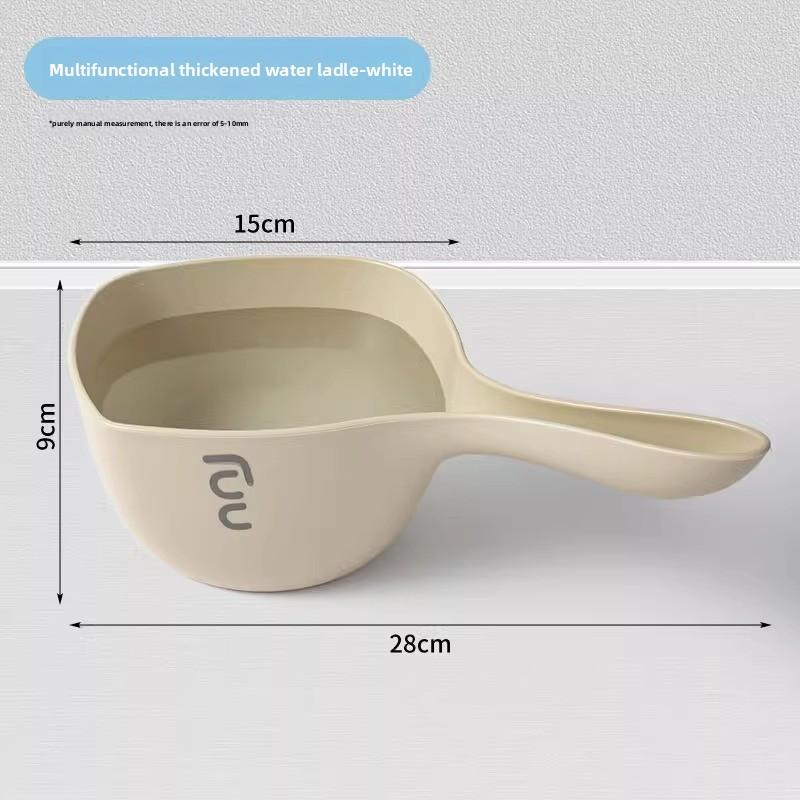 

Бытовой ковш для воды Кухонный ковш для воды Большой ковш для воды для ванной Толстый ковш для воды Ложка для шампуня и купания Water scoop [white] 1