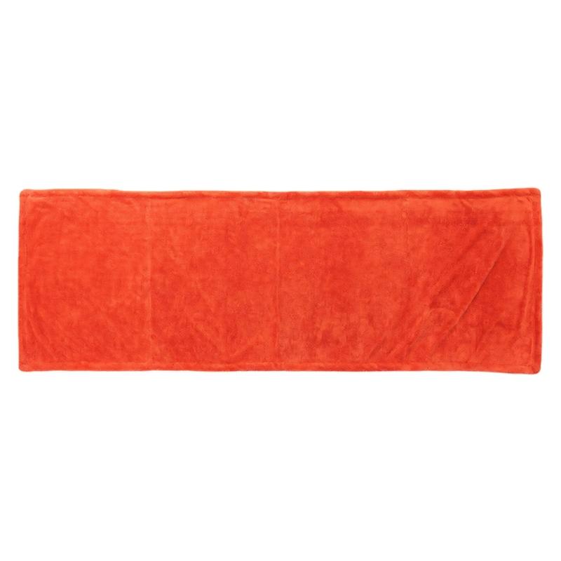 

Thick Double Texture Vehicle Drying Towel Rapid Moisture Absorption Streak Proof Cleaning for Automotive Use 160X60cm оранжевый