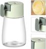 Measuring Salt and Pepper Shakers Precise Quantitative Ration Spice Dispenser Air-Tight Clear Glass Seasoning Bottle for Kitchen