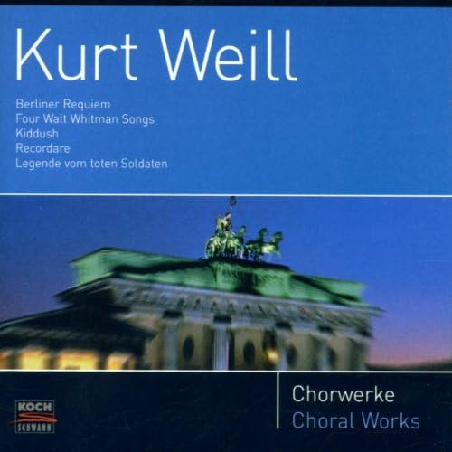 

CD KURT WEILL - Chorwerke 313532 Non Japan Soul/Funk Used