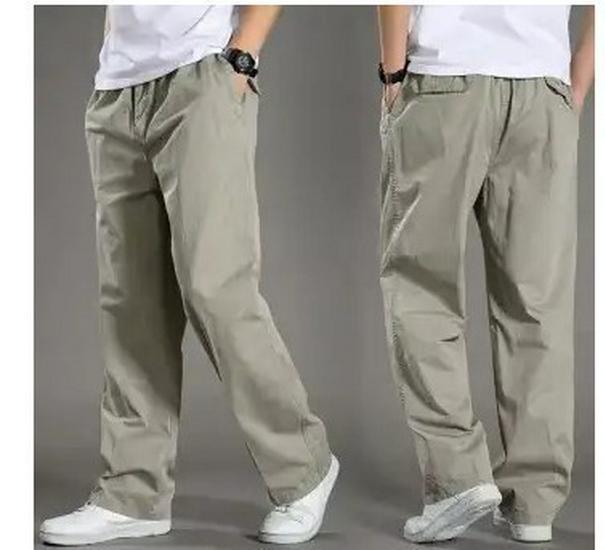 2025 Trendy Hong Kong Style Men's Loose Casual Workwear Pants
