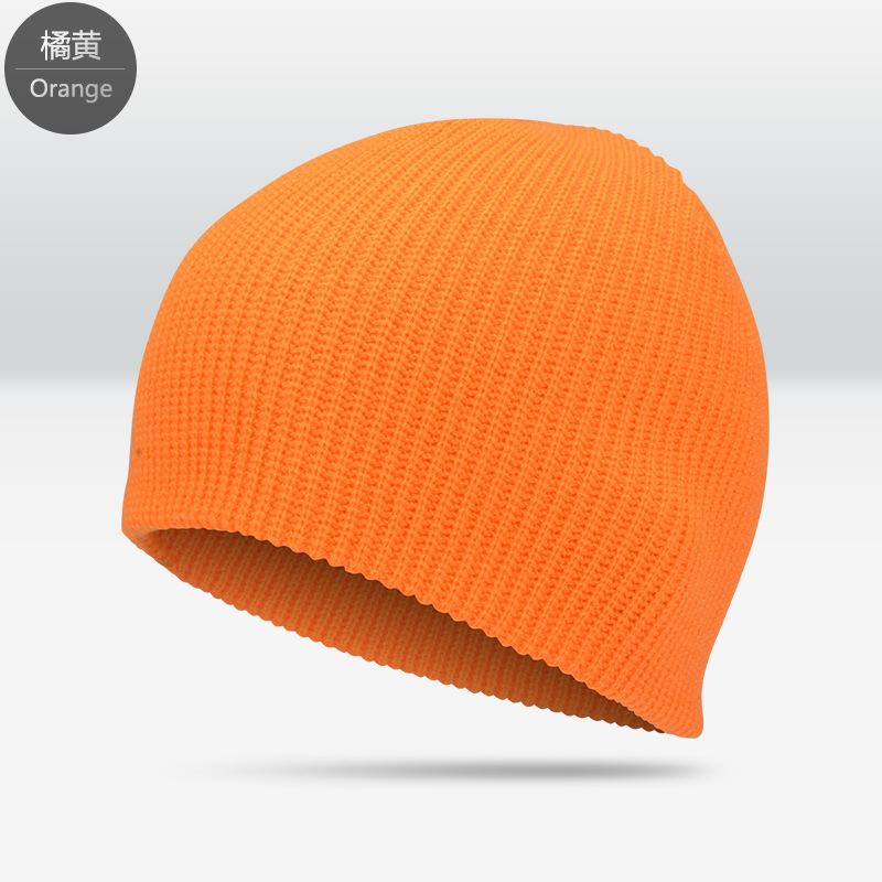 Autumn and winter thin wool hat men's hat women's knitted hat men's warm trendy headhat children's hat cold hat melon fur hat