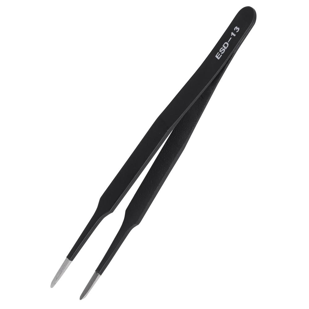 Hot ESD 13 Safe Anti Static Stainless Steel Tweezers Maintenance Repair Set