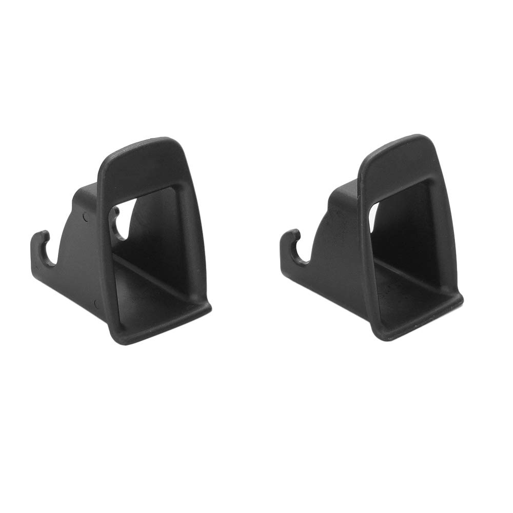 2pcs Car Child Seat ISOFIX Interface Buckle, Black Fixed Guide Groove
