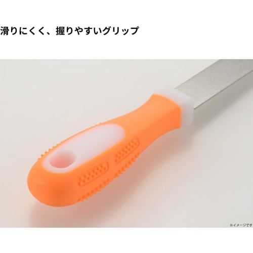 Takagi Diamond Sharpener, Flat, 165mm, for Knives, Cutlery, Tools, Scissors, Gardening Shears, Sickles, Peelers, etc. Features a non-slip, easy-to-gri