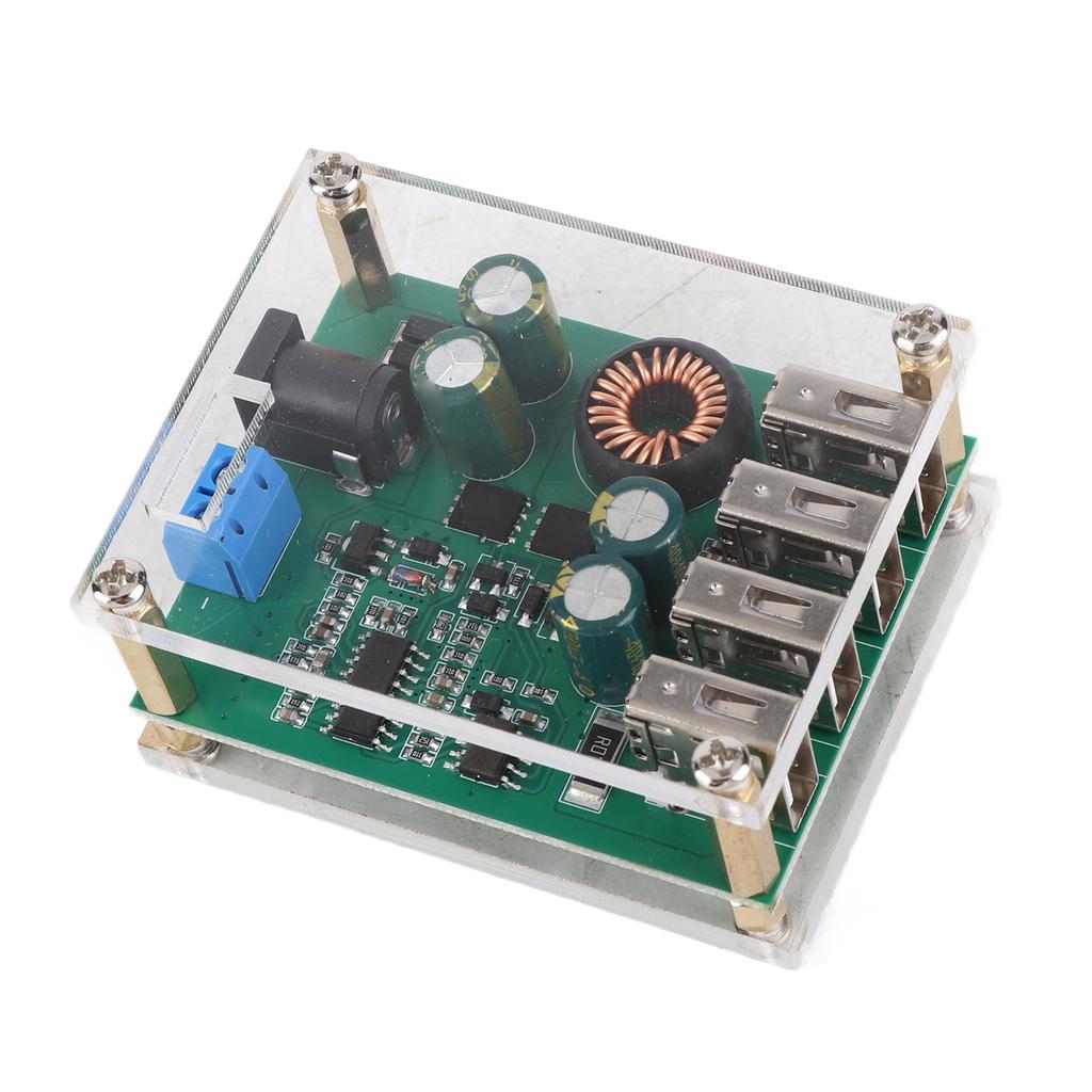 DC‑DC 7‑60V To 5V 5A 4USB Output Step Down Converter Step Down Power Supply Case