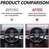 2Pcs Universal Fit Carbon Fiber Steering Wheel Cover, Anti-Skid Steering Wheel Cover/Segmented Steering Wheel Protector/Car Interior Accessories