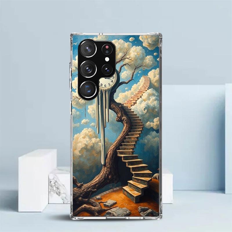 Salvador Dali Art Soft Cover for Samsung Galaxy S25 Edge S26 S24 S23 Ultra Phone Case S22 S21 Plus S20 FE Print Pattern Shell Ga