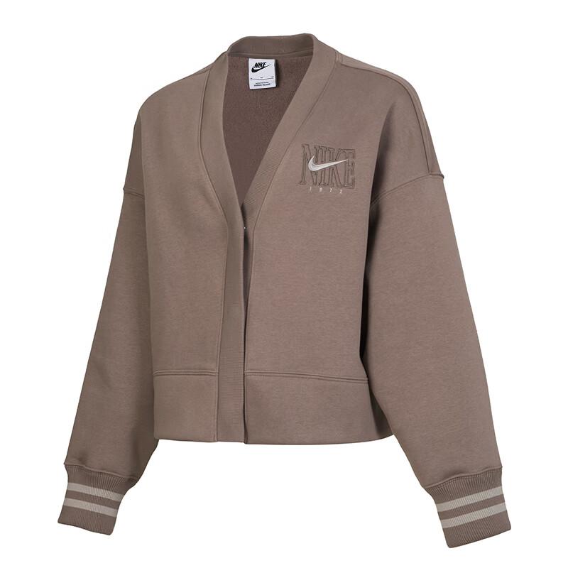 Nike Sportswear Women s Oversized Coaches Jacket Oatmeal HJ0947-233 XL