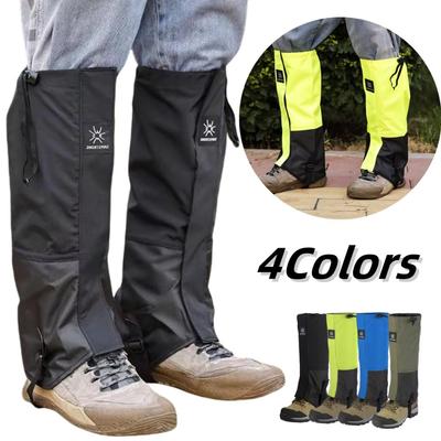 1 Pair Outdoor Skiing Camping Hiking Climbing Waterproof High Tube Snow Legging Gaiters Windproof Trekking Desert Boots Covers
