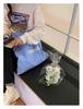 2024 Women's Large Capacity Letter Print Shoulder Bag - Trendy, Versatile, and Fresh Cloth Shopping Bag