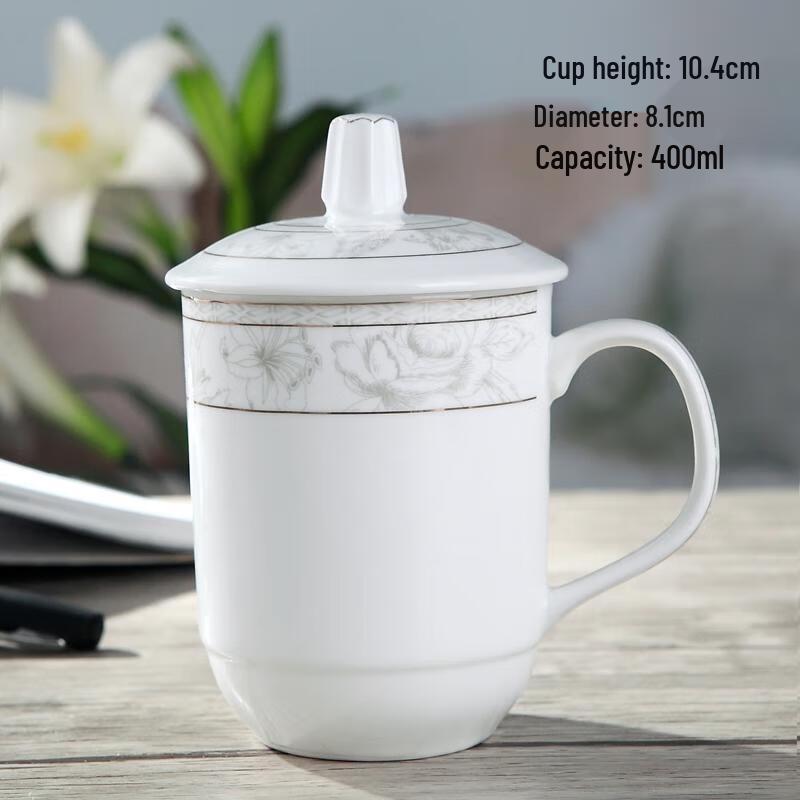 HANDUNYOU Single-Layer Glass Office Cup