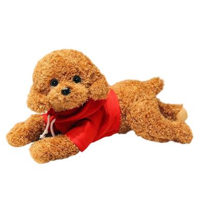 Poedel Hond Dier Groot Pluche Kussen Slaapkussen Zacht Dag Decoratie Voor Kinderen Samen Slapen Realistisch Feest Cadeau Lichamskussen Schattig Genaaid