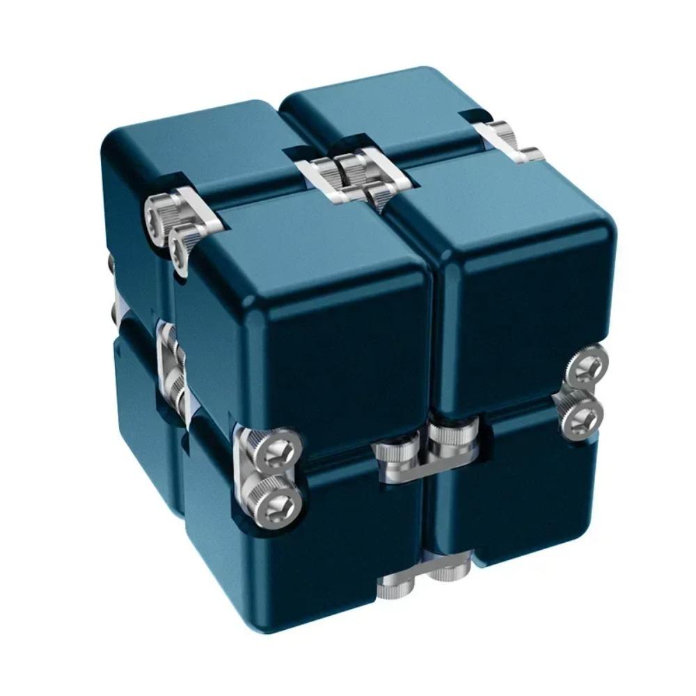 Metal DIY Infinite Cube Stress Relief Antistresse Fidget Toy Best Relieve Stress Attention and Concentration Adults Anxiety Lure