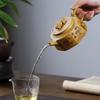 270ml Chinese Yixing Purple Clay Teapot Tradition Hand-carved Lotus Leaf Tea Pot Handmade Beauty Zisha Kettle Teaware Gifts