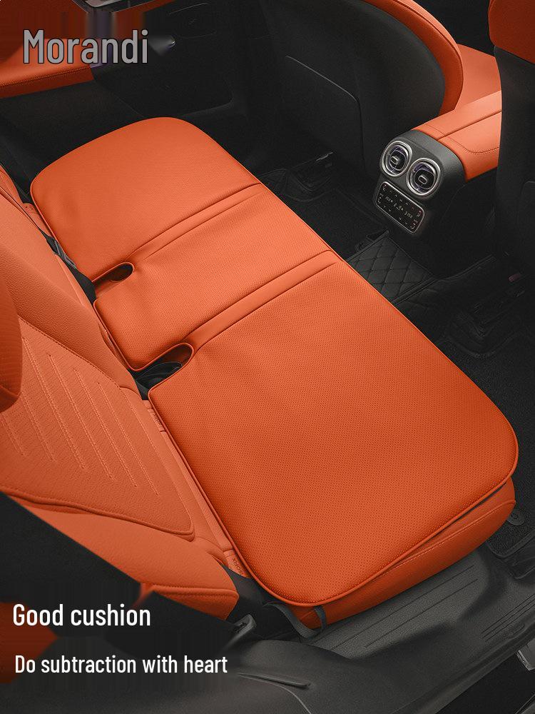 Morandi Nappa Leather All-Season Car Seat Cushion for Mercedes-Benz E-Class/C-Class/GLC/GLB/GLE