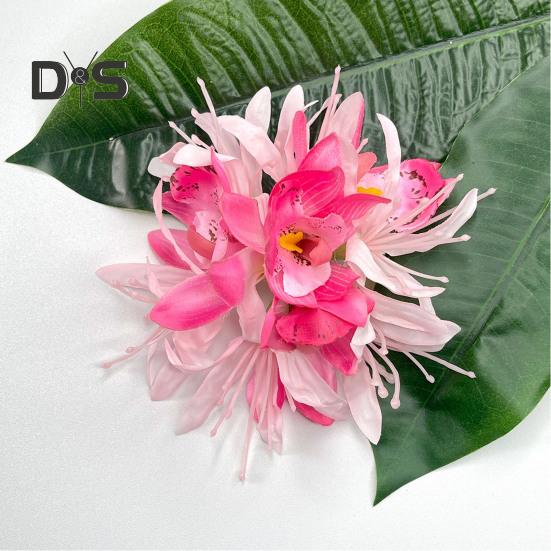 Flower Shape Hair Clip Women Summer Side Hair Pin 3D Flower Bang Hairpin for Daily Wear Various Occasions