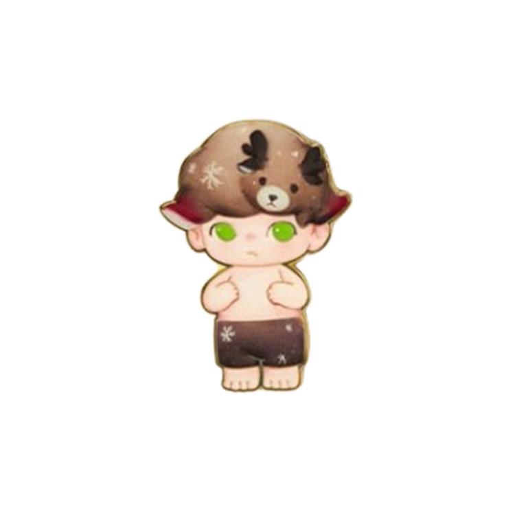 New POP MART DIMOO Classic Reproduction Collection Badge Brooch Blind Box Products Single Mystery Box/Full Box 12 Pcs 1230131101