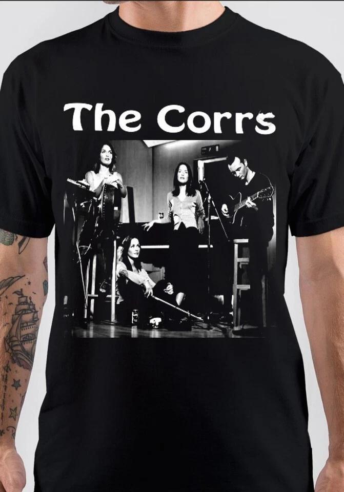 Camiseta de Algodón para Hombre de la Banda The Corrs en Gira, Camiseta de la Banda The Corrs