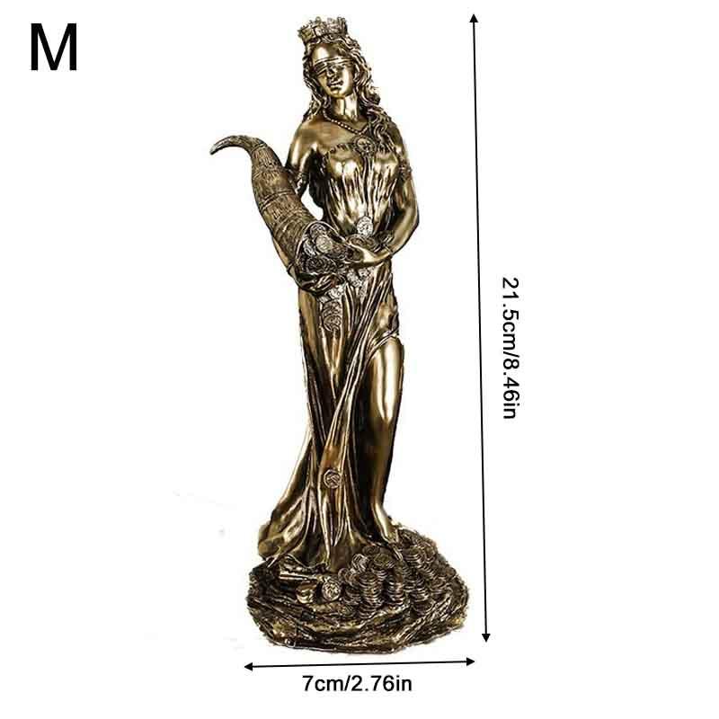 

Тихе Скульптура Древнегреческая Богиня Богатства Скульптура Статуя Подарок на Открытие Кассовый Аппарат Офис Счастливый Декор Украшения Удачи