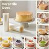 Transparent Cake Collar Acetate Roll Transparent Mousse Cake Surround Film Cake Edge Wrapping Strip for Baking Desserts