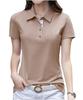 [three Joy] Office Casual, Plus Size, Stylish Golf Wear, Button-Down Shirt, Work Wear