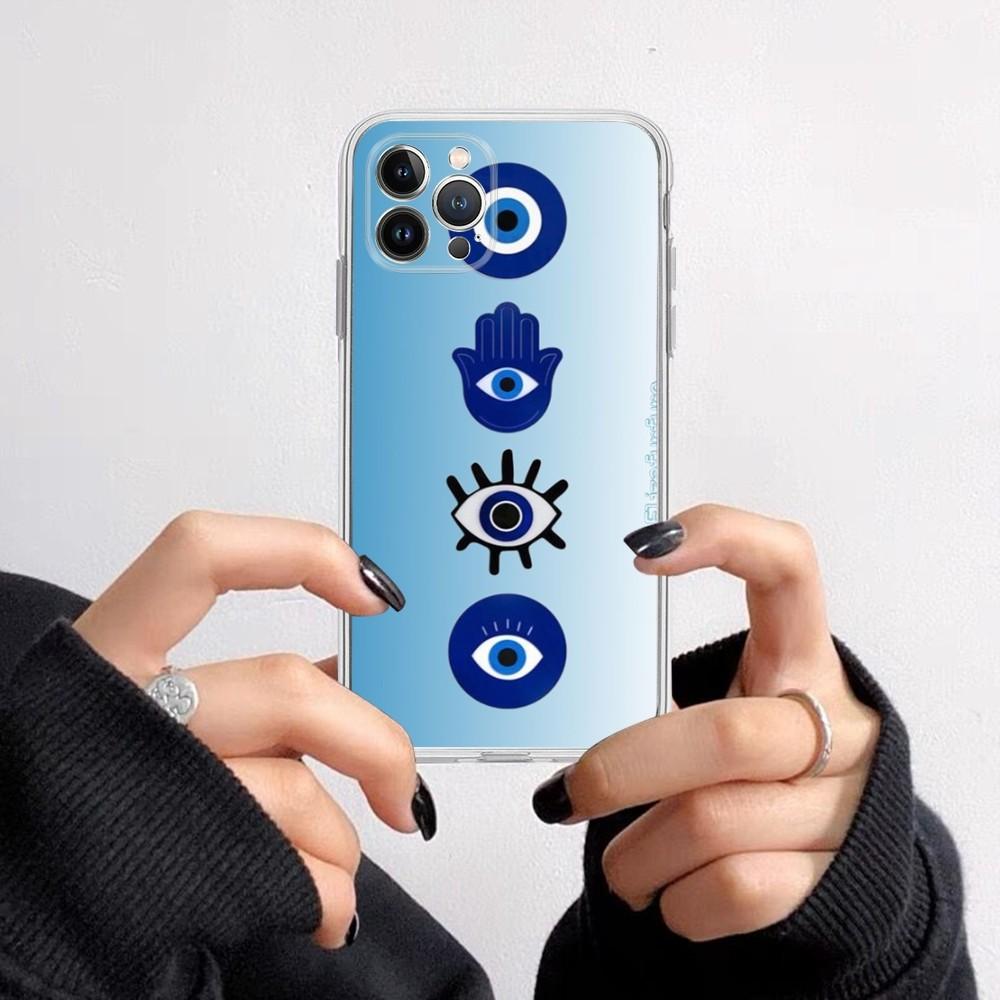 Turkish Evil Eye Phone Case For iPhone 15 14 11 12 13 Mini Pro XS Max Cover 6 7 8 Plus X XR SE 2020 Funda Shell