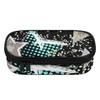 Pencil Case Large Capacity Zipper Closure 300D Polyester with Main Compartment Mesh Pocket and Pen Slots for Everyday Study