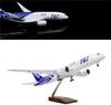 Resin Model B787 Aircraft All Nippon Airways Airlines Planes Scale 1/130 47CM Msimulation Aviation Airliner Airplane With Wheels