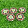 Two-sided Golf Green Reader Kirsite Golf Ball Marker Training Aids Golf Hat Clip Marker  Boys