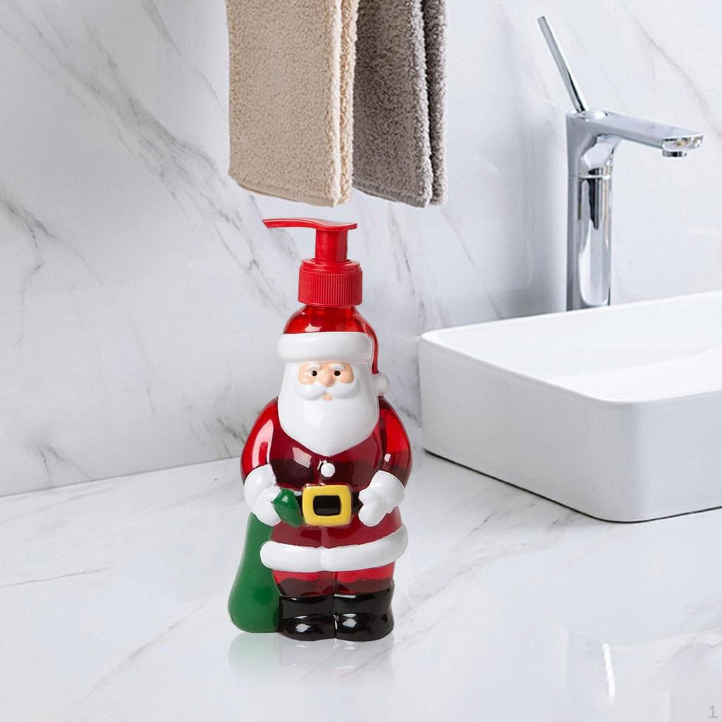 Christmas Hand Soap Dispenser Decoration Decorative Cute Novelty Liquid Container for