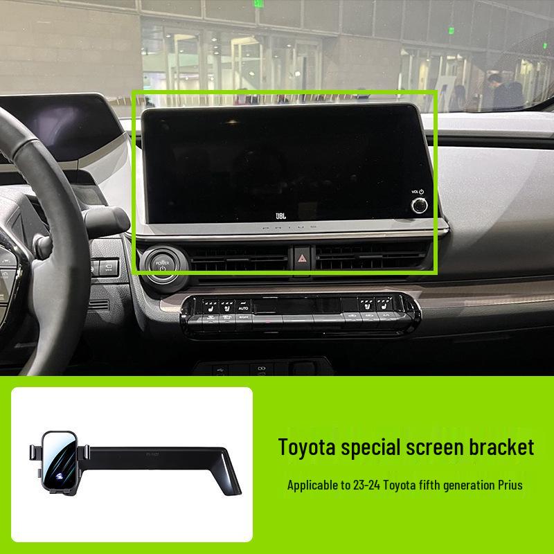 Toyota Auto-Bildschirm Handyhalter - Horizontale Stumme Spiegel-Navigationshalterung