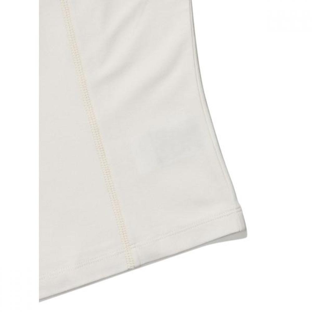 Women Line Color Block ShorT Sleeve T shirT  Ivory 