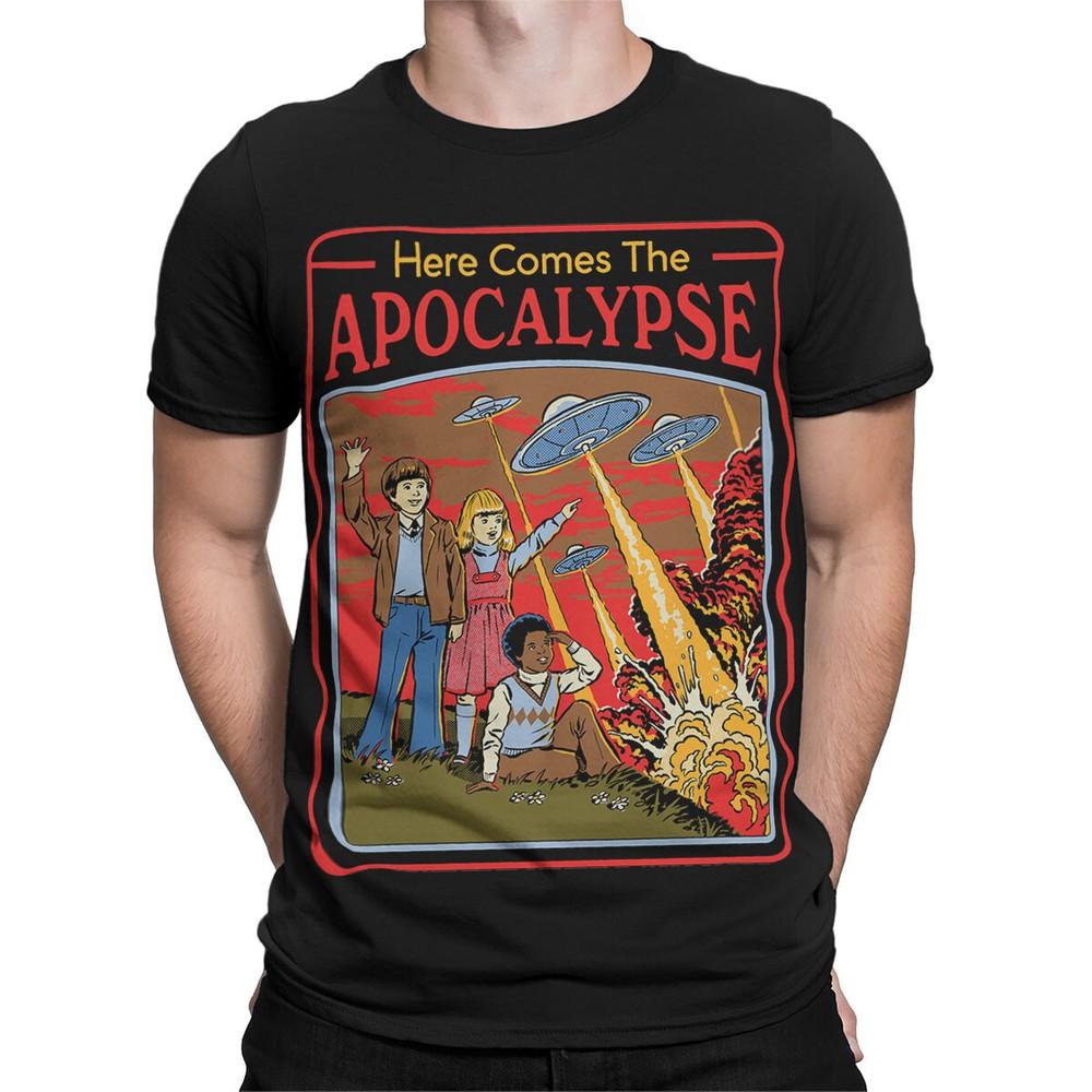 Here Comes the Apocalypse 80s Style End-of-the-Wor<wbr/>ld T-Shirt #SR#T433